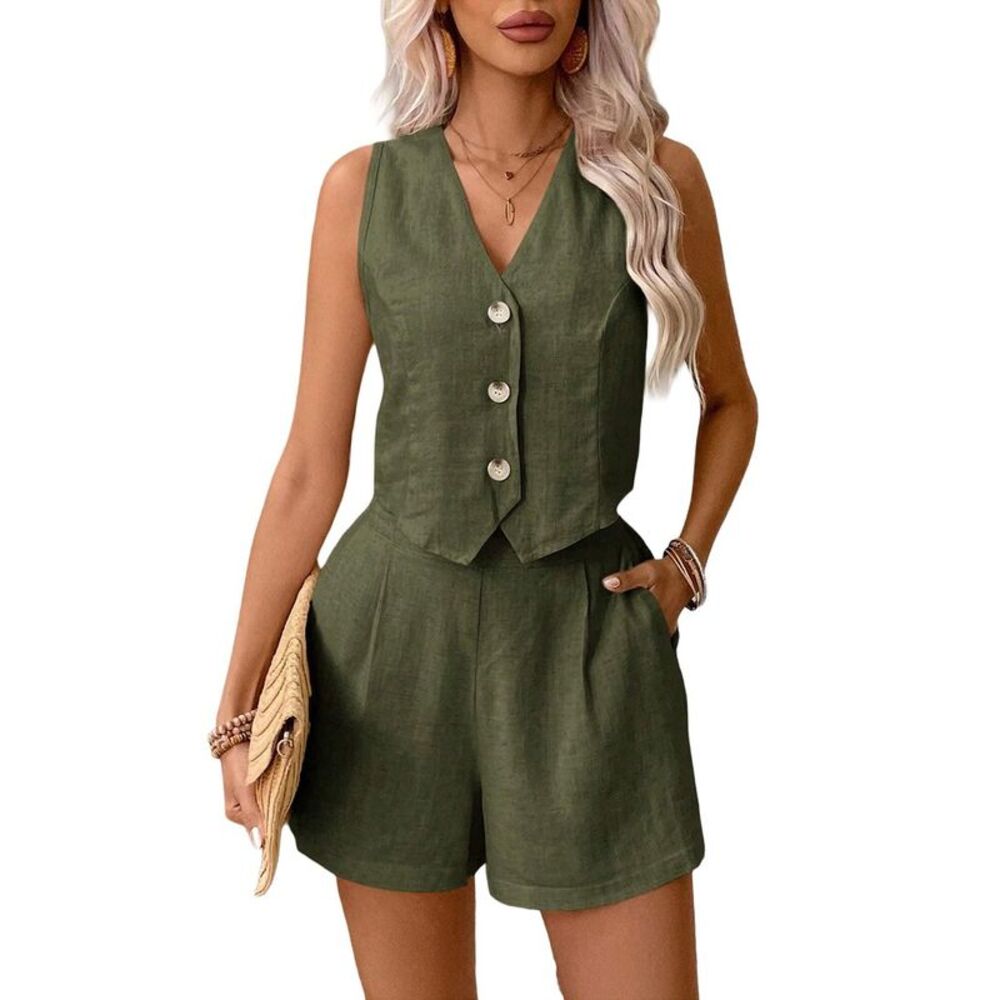 Amanda Royal Womens  Top & Short Set